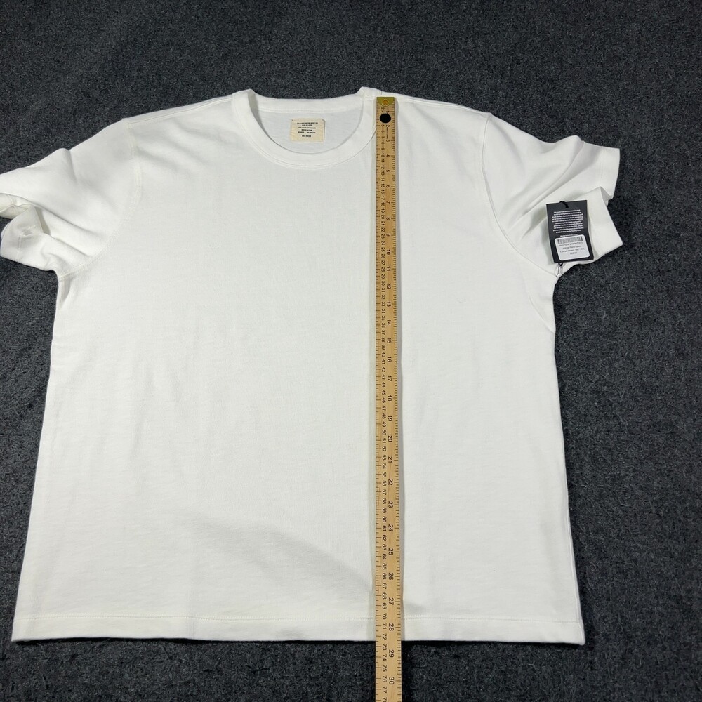 Buck Mason White Field-Spec Cotton Heavy Tee Mens Sz XXL NWT Msrp62 [PD17] - Picture 7 of 9